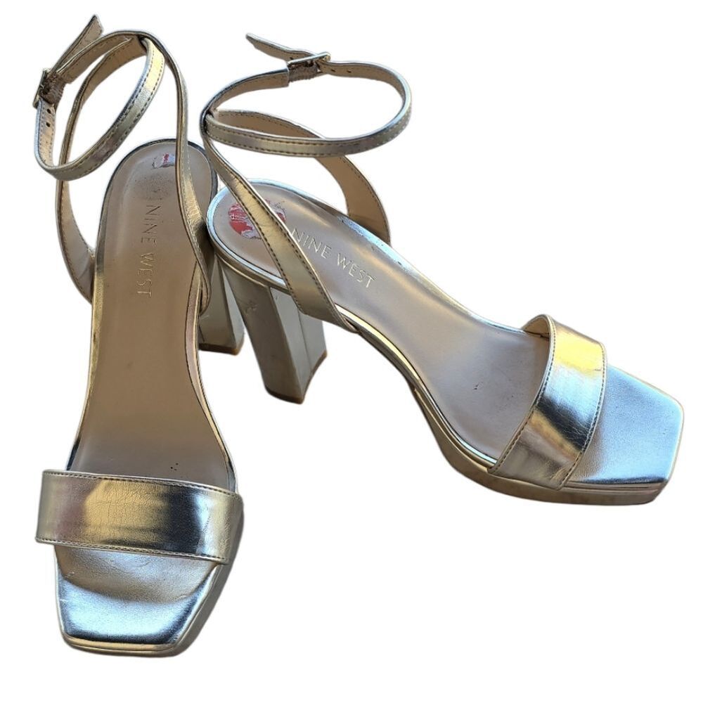 Nine West Silver Women's Heels